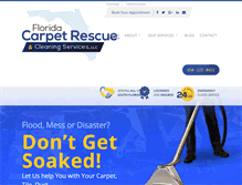 Tablet Screenshot of floridacarpetrescue.com